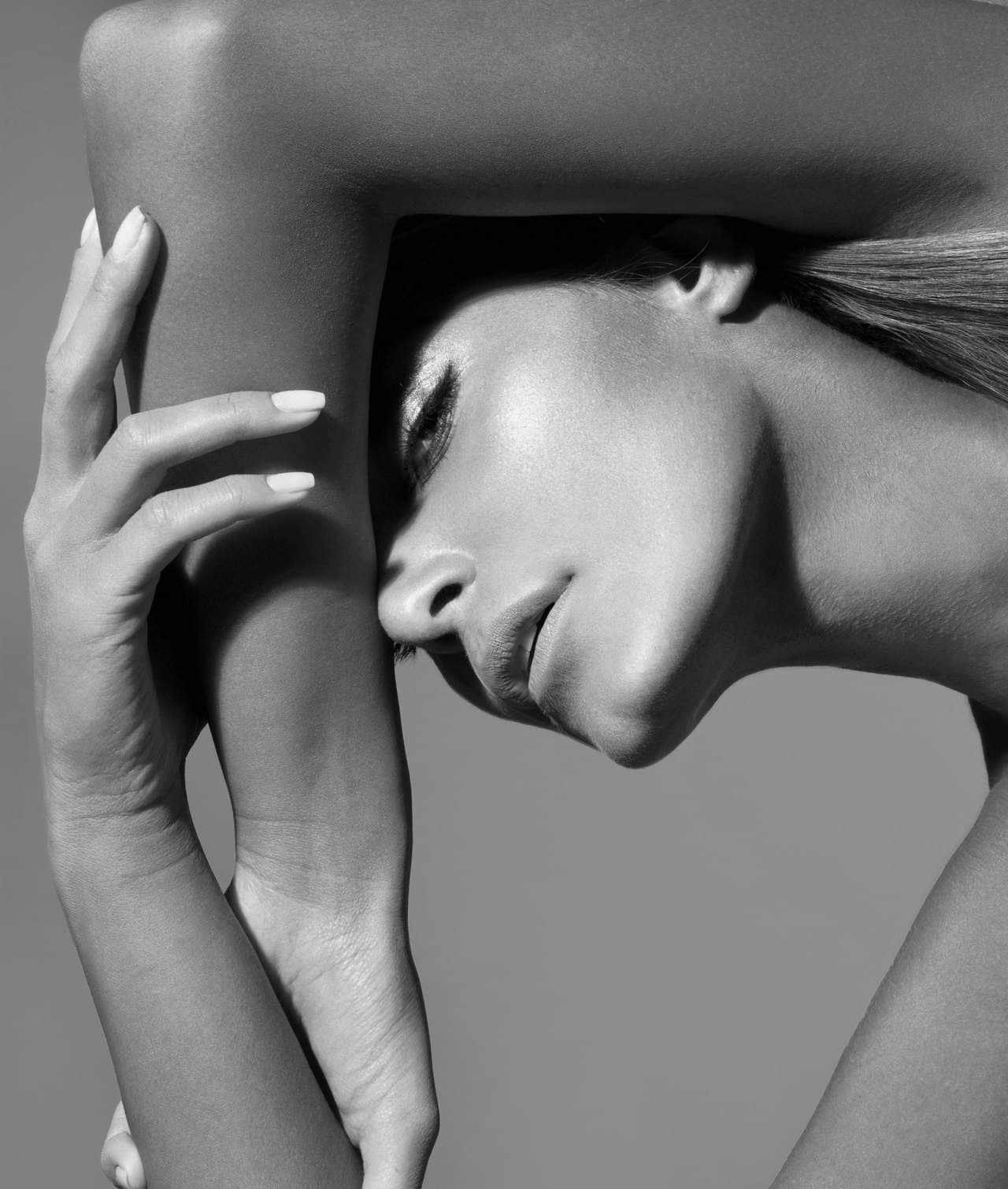 Beauty photography by Marina Danilova — light, skin and form