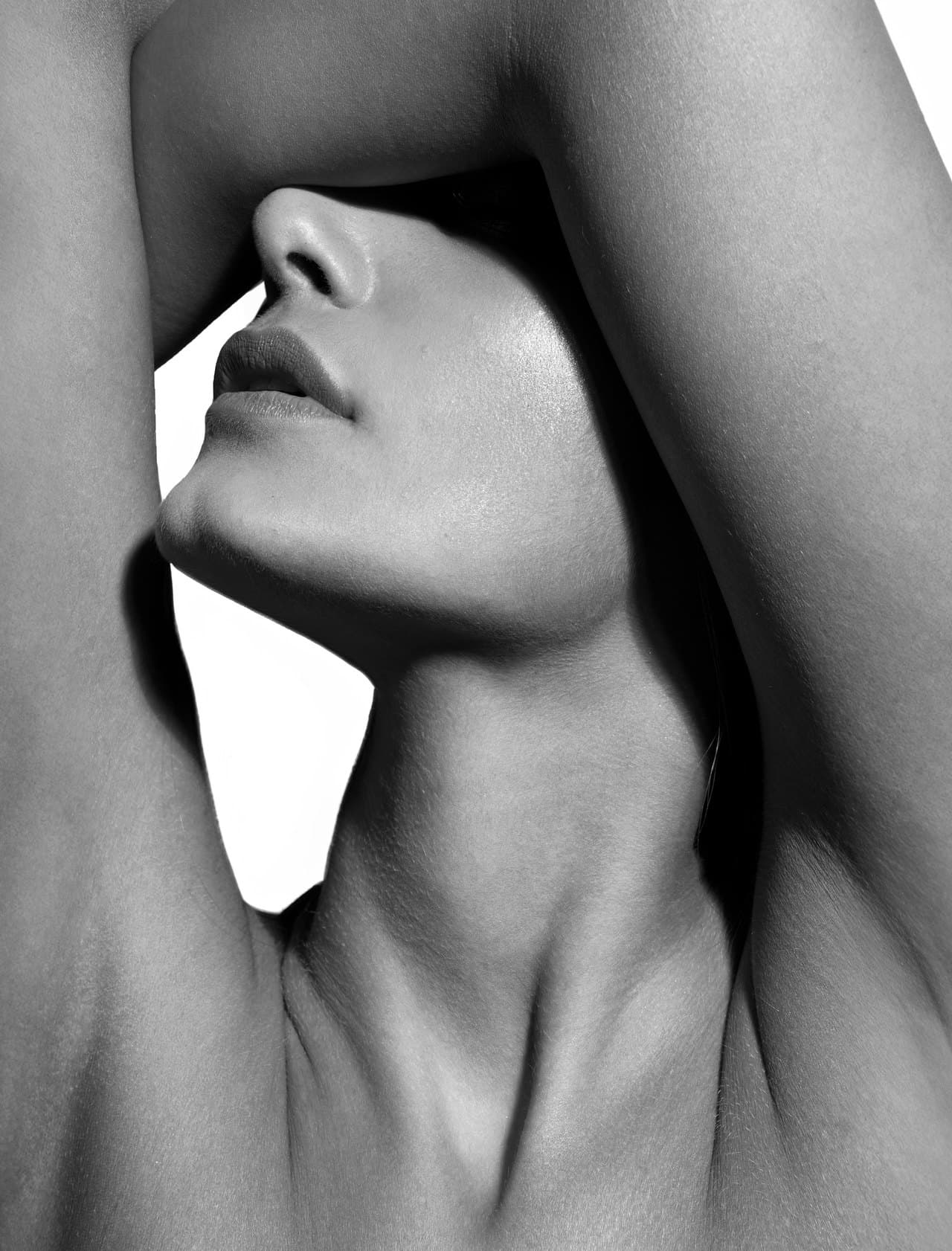 Beauty photography by Marina Danilova — light, skin and form