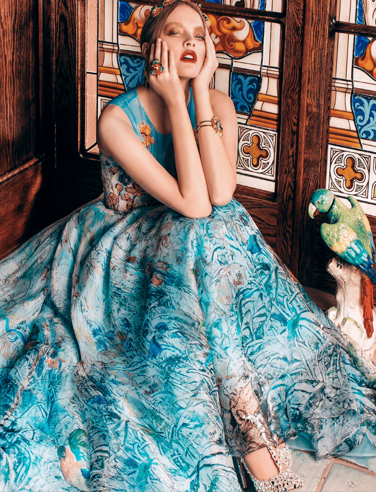 Paint Me Over — fashion editorial photographed by Marina Danilova for HUNTY
