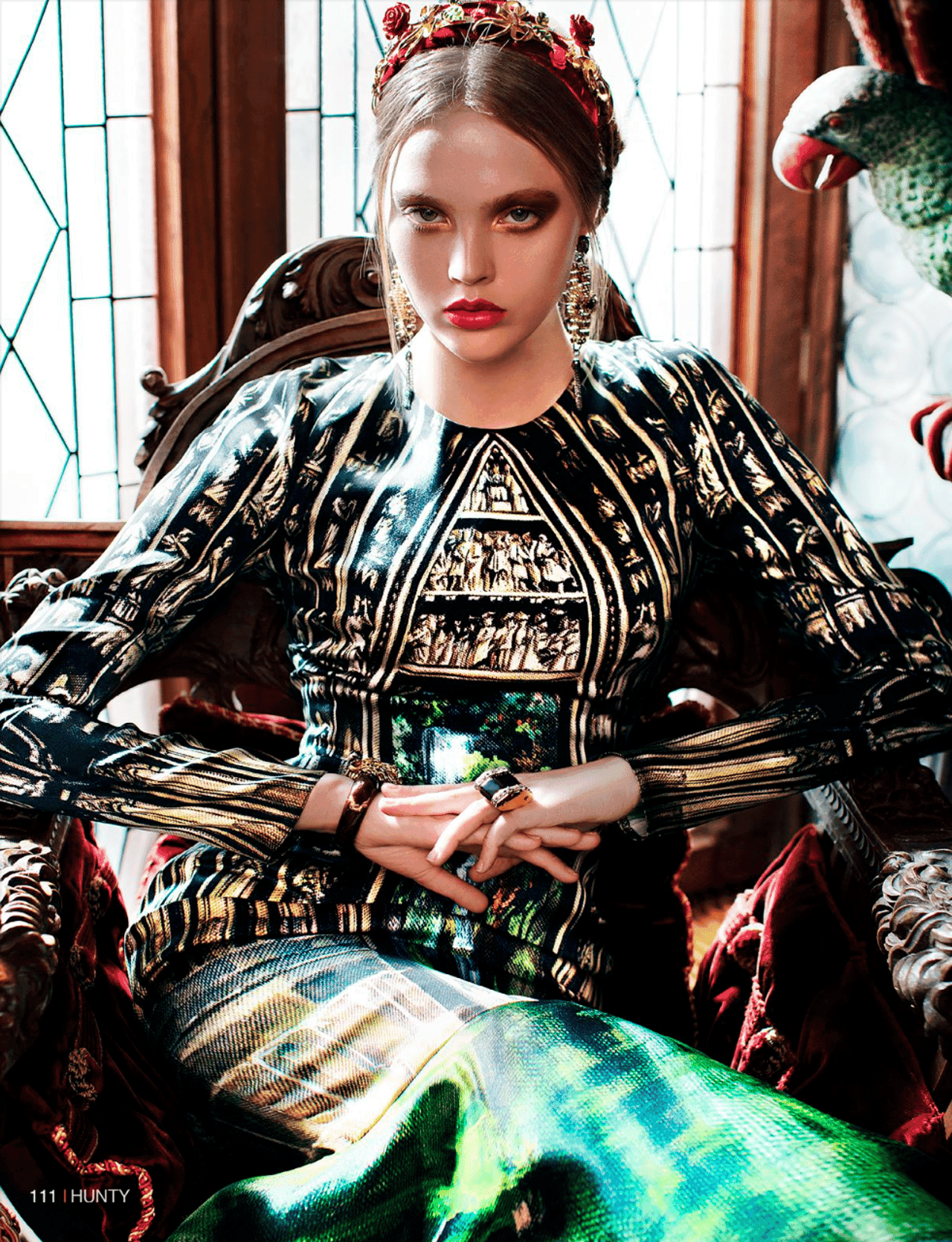 Paint Me Over — fashion editorial photographed by Marina Danilova for HUNTY