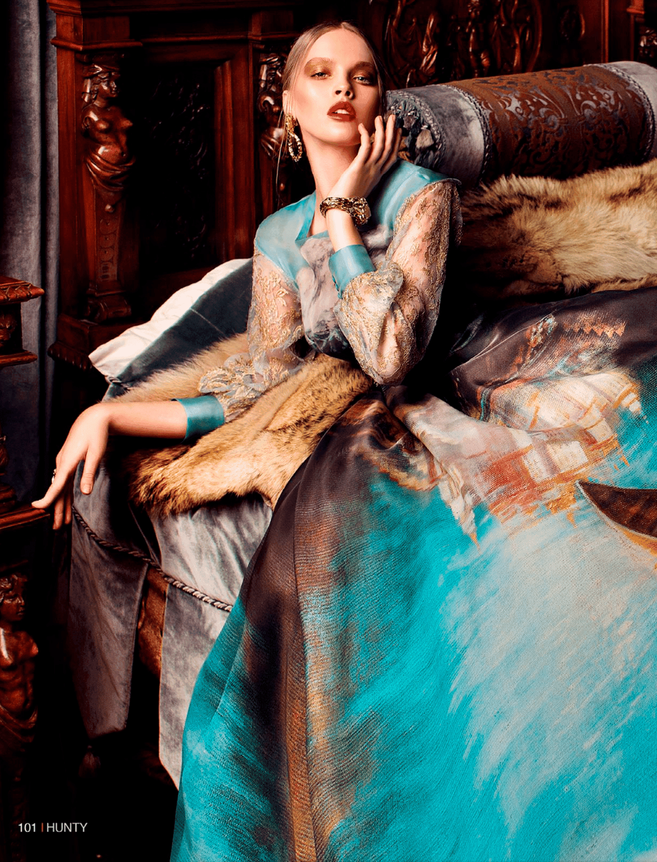 Paint Me Over — fashion editorial photographed by Marina Danilova for HUNTY