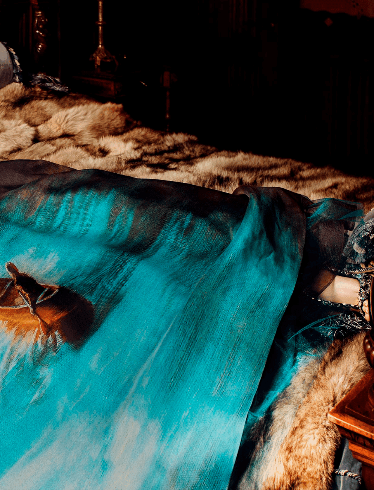 Paint Me Over — fashion editorial photographed by Marina Danilova for HUNTY