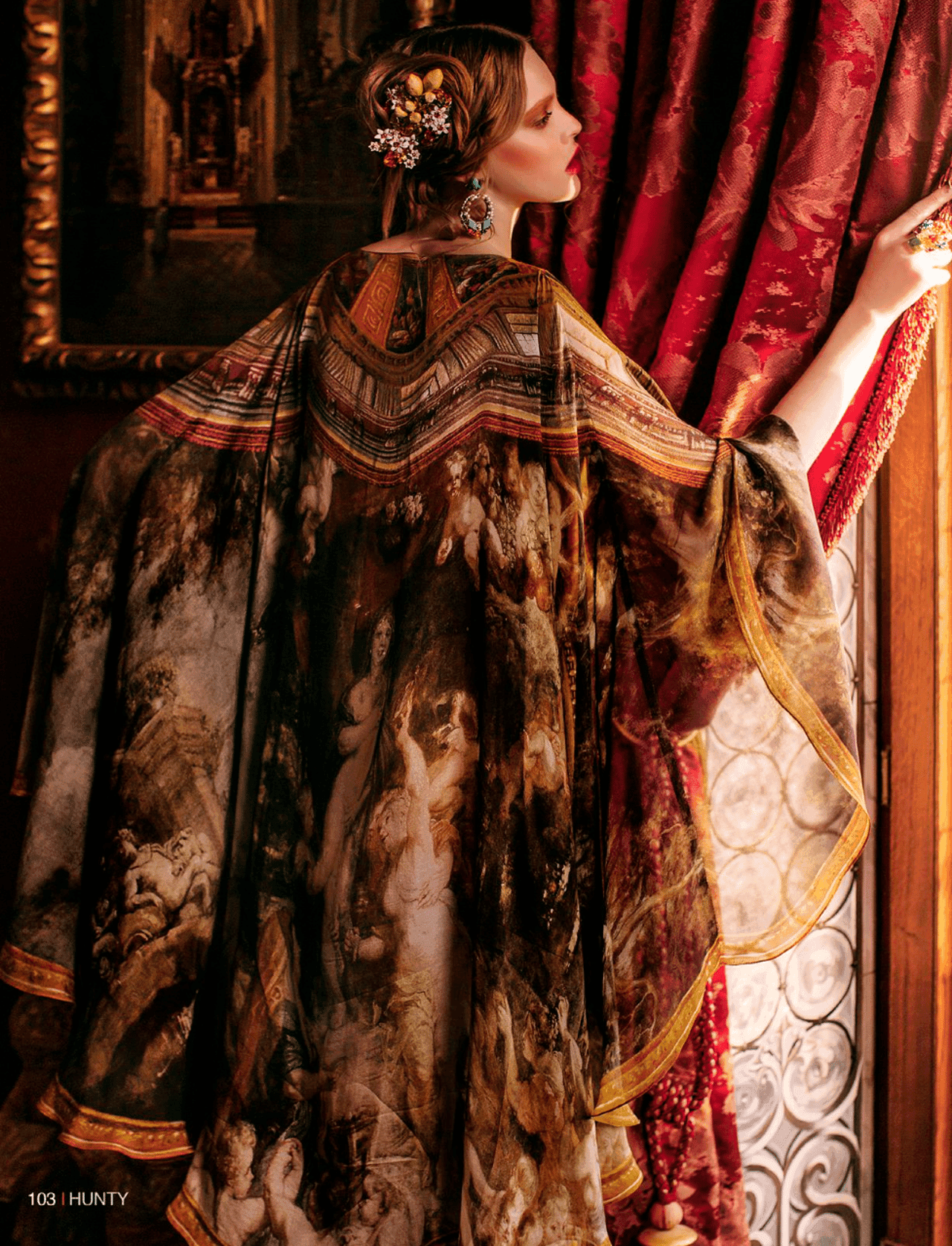 Paint Me Over — fashion editorial photographed by Marina Danilova for HUNTY