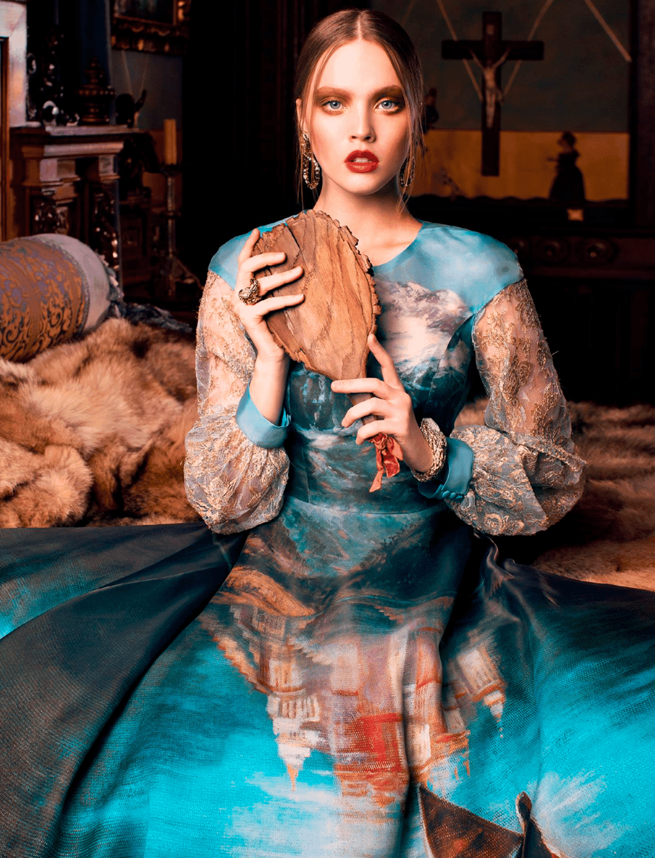 Paint Me Over — fashion editorial photographed by Marina Danilova for HUNTY